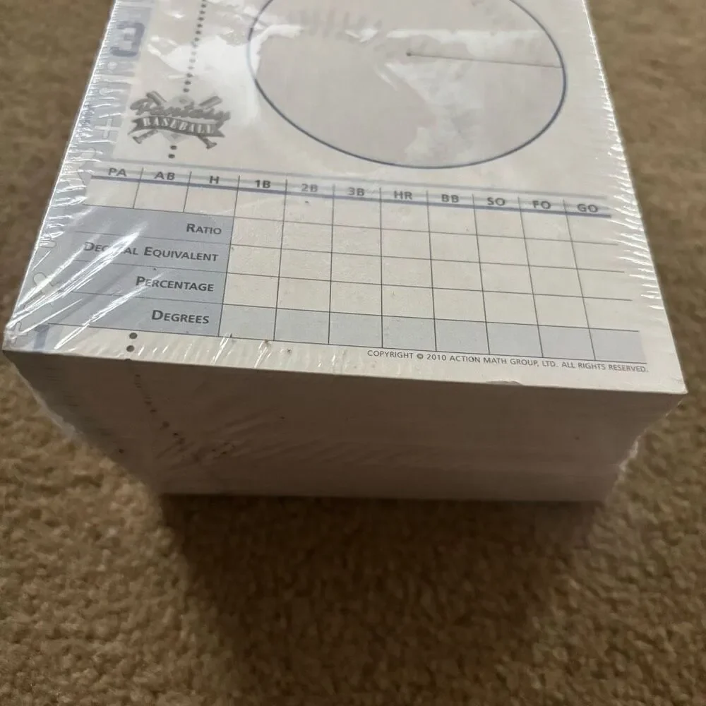 Fantasy Baseball Player Wheel Blank Cards